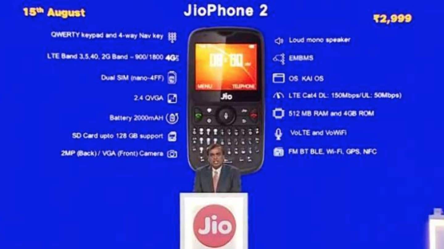JioPhone 2 sales start from August-15: Here's how to buy