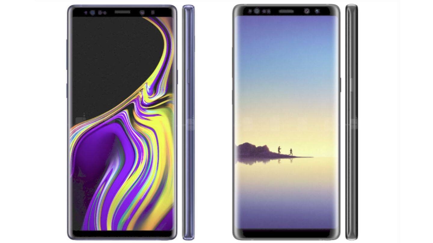 Galaxy Note 9 v/s Note 8: The key differences
