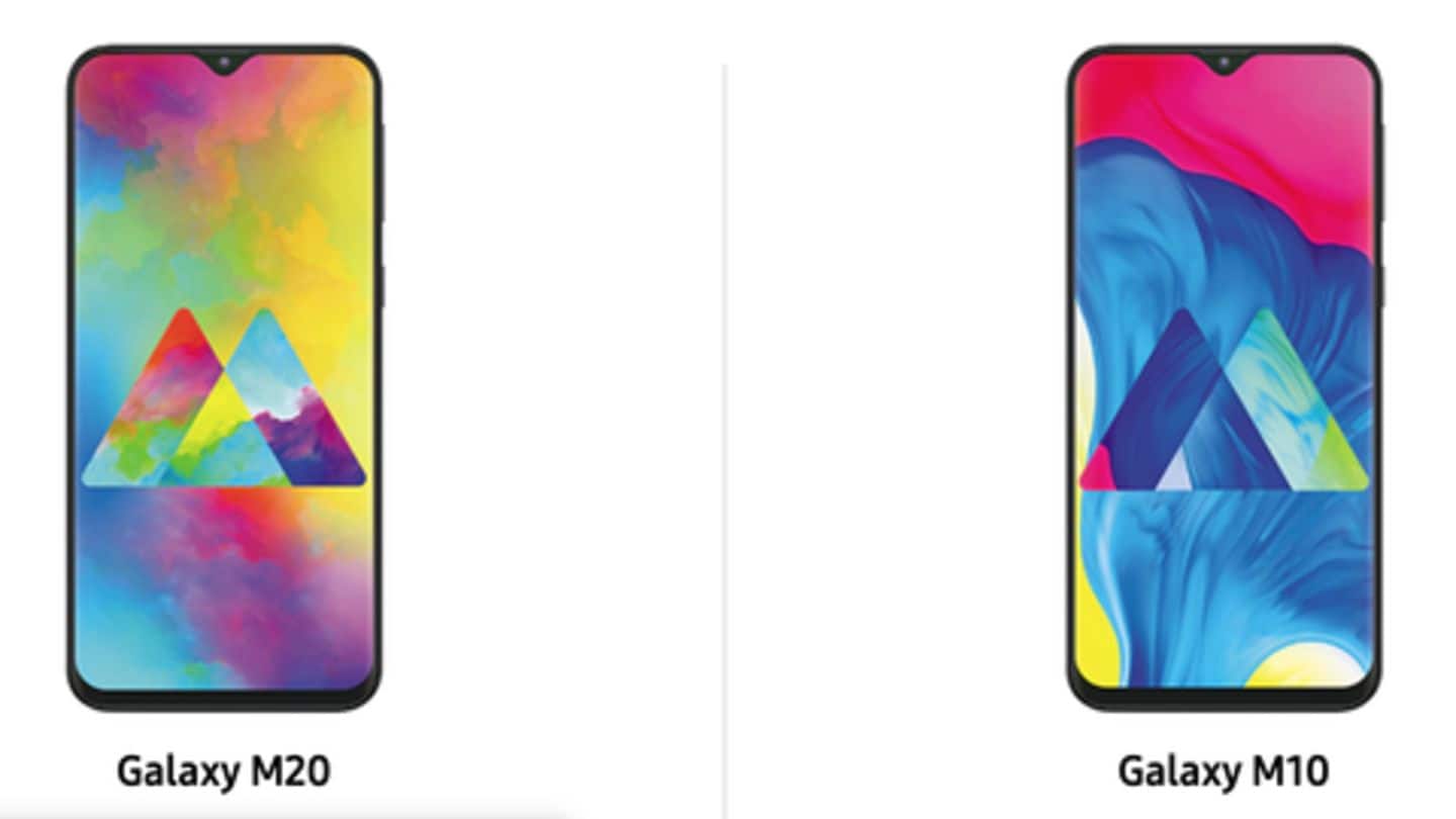 Samsung Galaxy M10, M20 go on sale today via Amazon