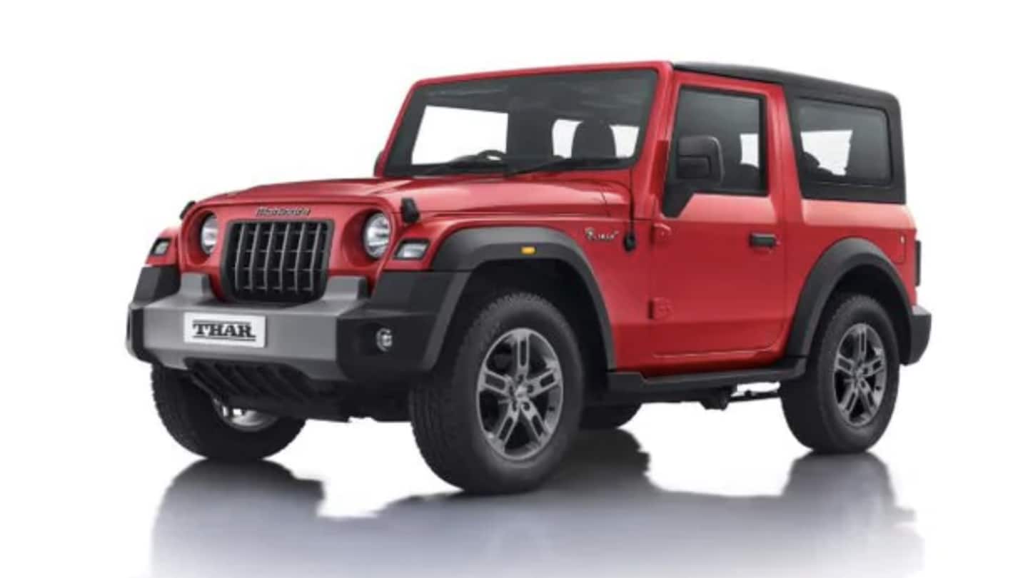 2020 Mahindra Thar breaks cover; to be launched in October