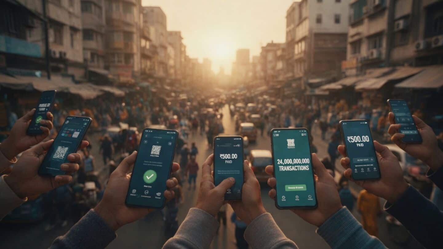 UPI transactions cross 24B for first time