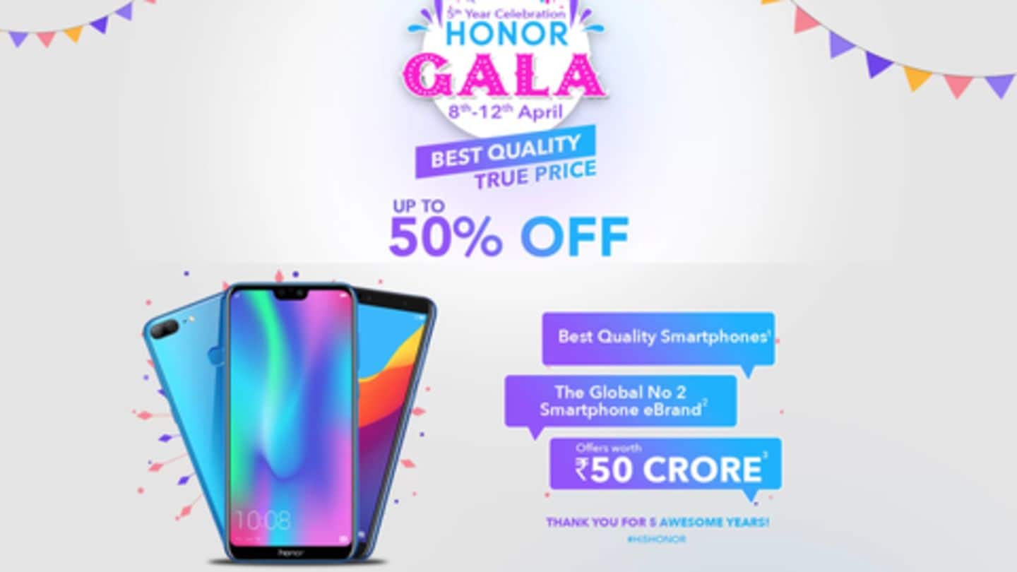 Flipkart Honor Gala Sale: Top deals on best-selling Honor smartphones