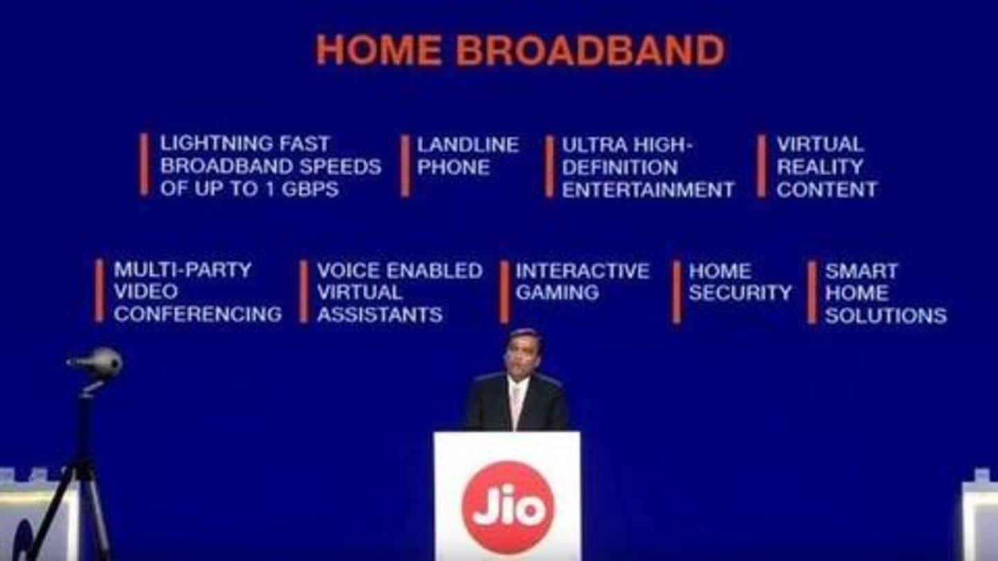 Jio GigaFiber v/s Airtel V-Fiber v/s Vodafone v/s BSNL