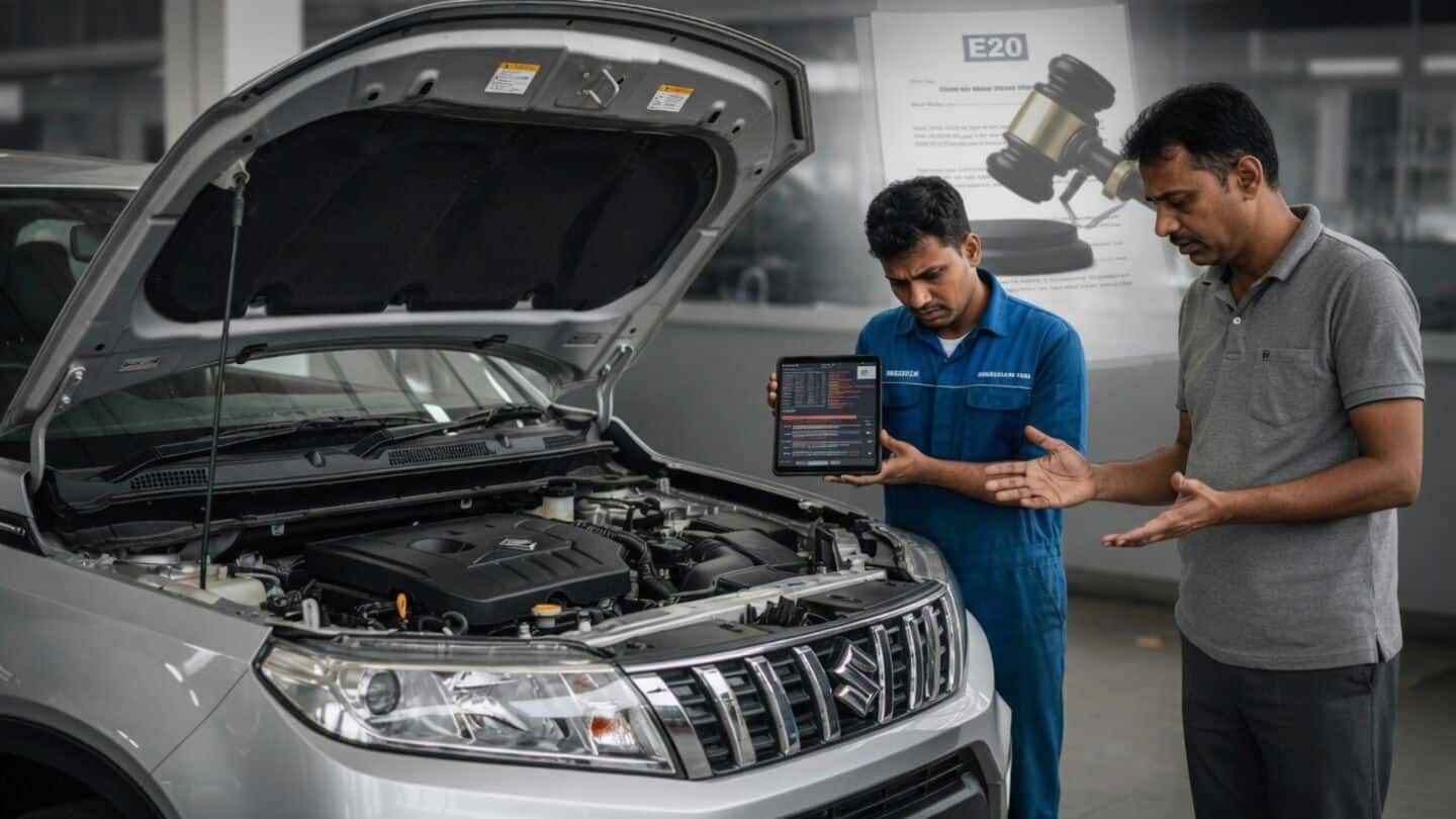 Court orders Maruti to replace car after E20 damage claim