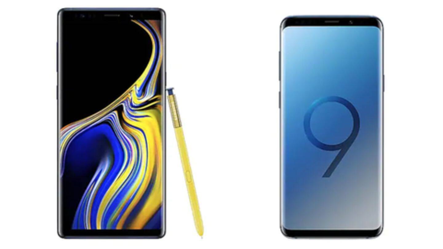 Samsung announces discounts, cashback on Galaxy Note 9, Galaxy S9+