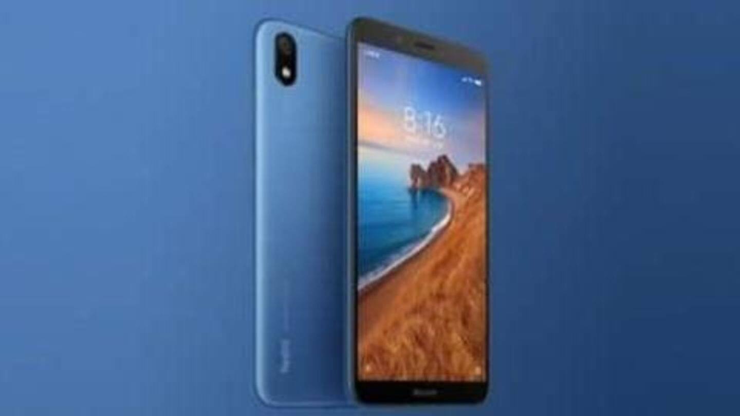 Redmi 8A to feature a waterdrop-like notch Redmi 8A to feature a waterdrop-like notch