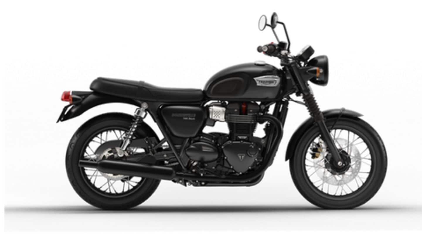 Triumph Bonneville T100, T120 Black coming to India in June