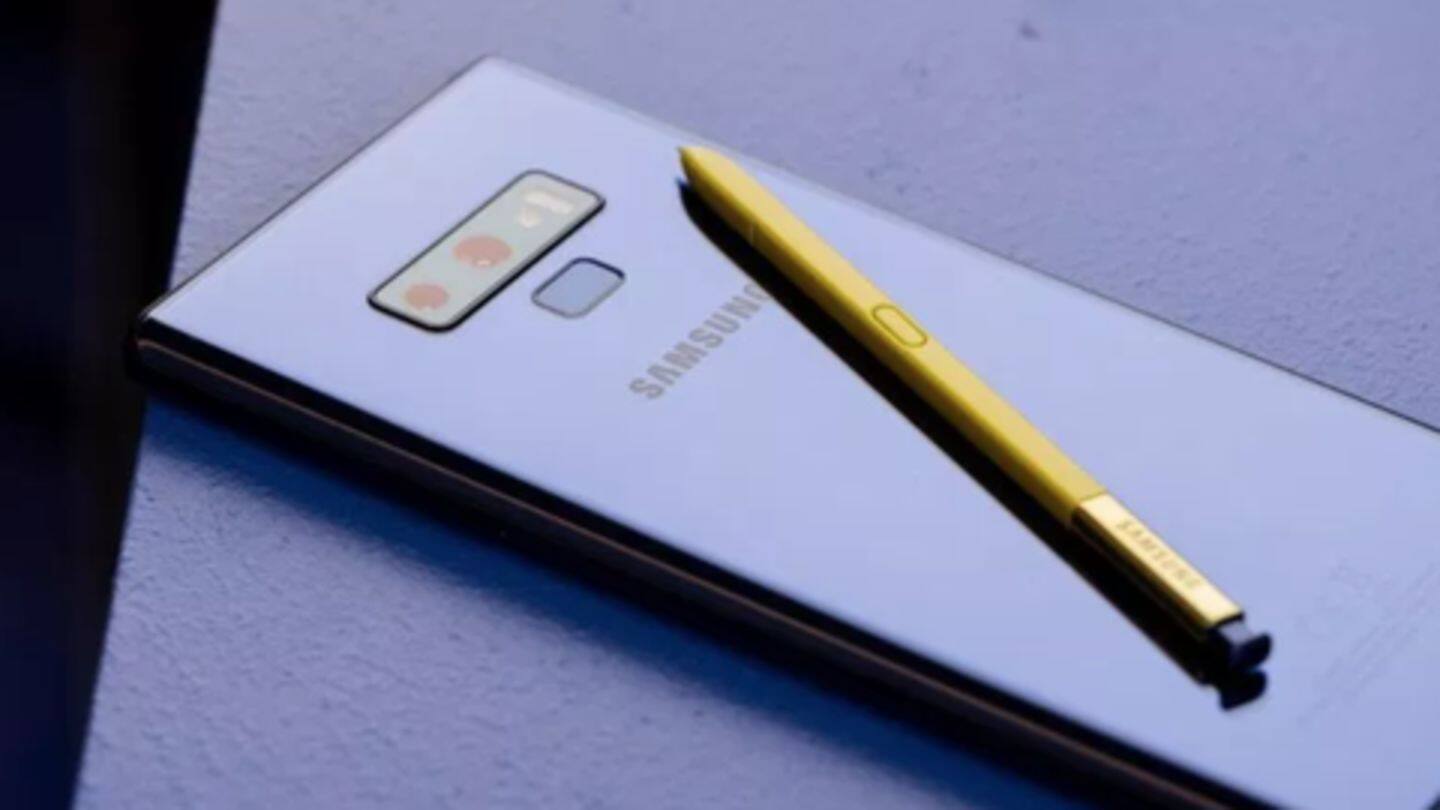 Samsung's Note 9 to get Android Pie on January 15