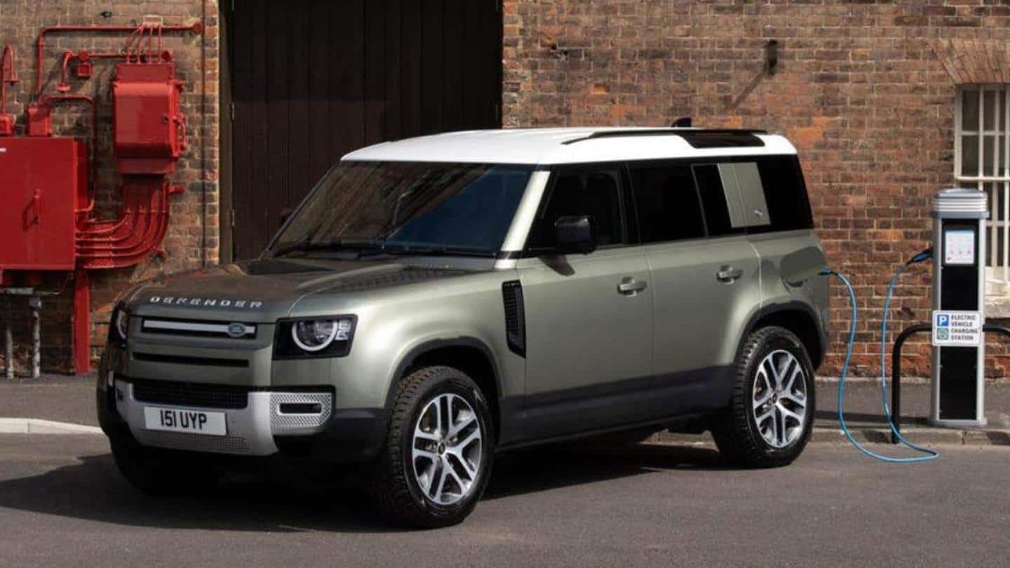 Land Rover introduces Defender plug-in hybrid variant with 404hp powertrain