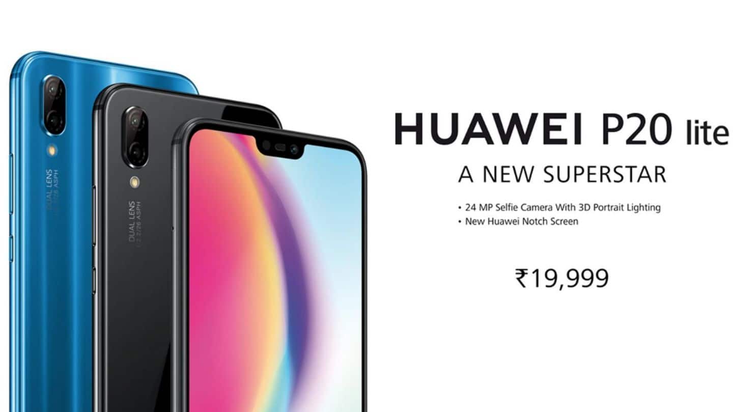 Product #2: Here's what the P20 Lite offers Product #2: Here's what the P20 Lite offers