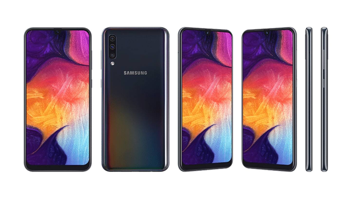 Samsung Galaxy A50: At a glance Samsung Galaxy A50: At a glance