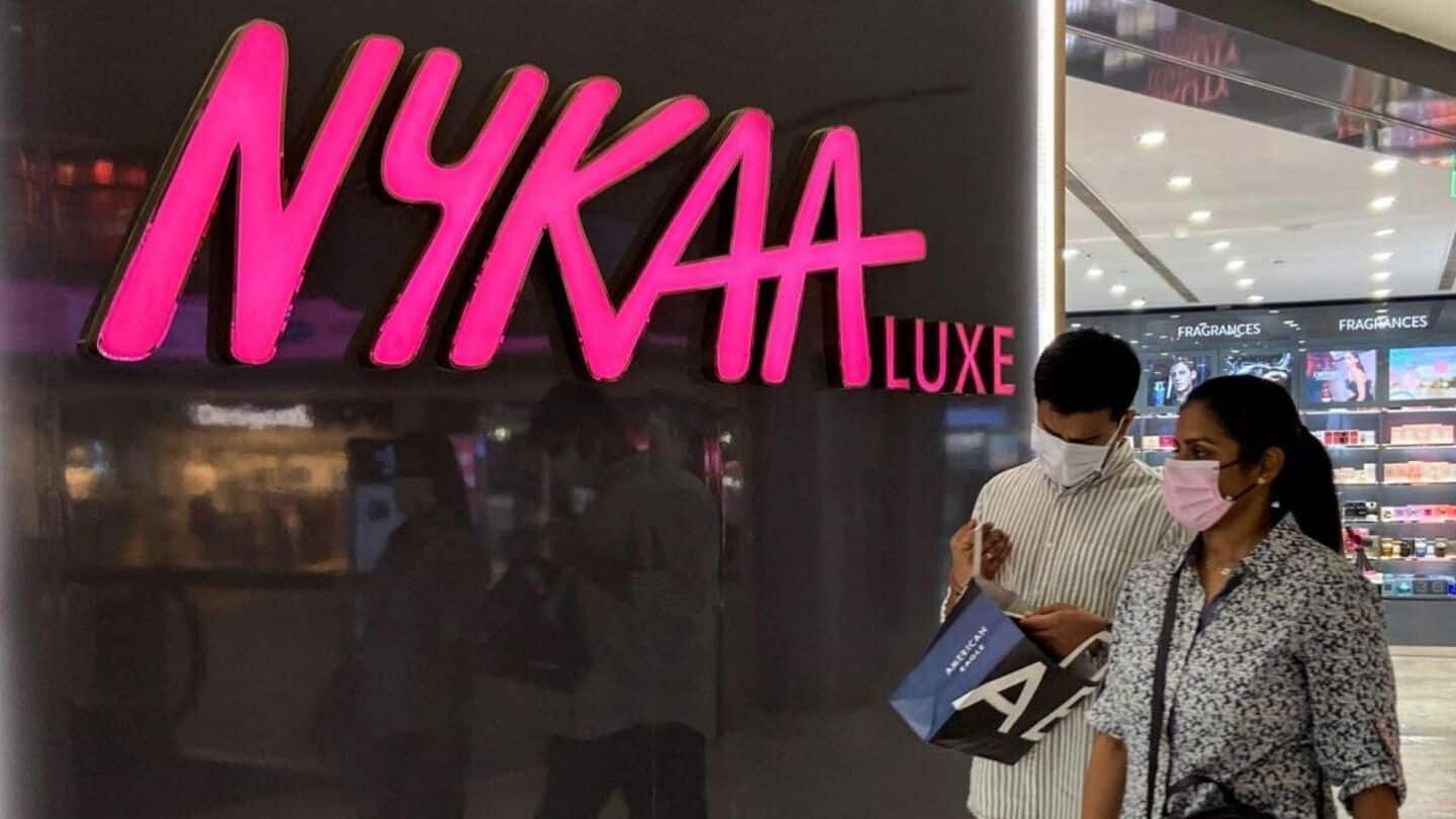 Nykaa shares tumble 4.5% after ₹1,200cr block deal