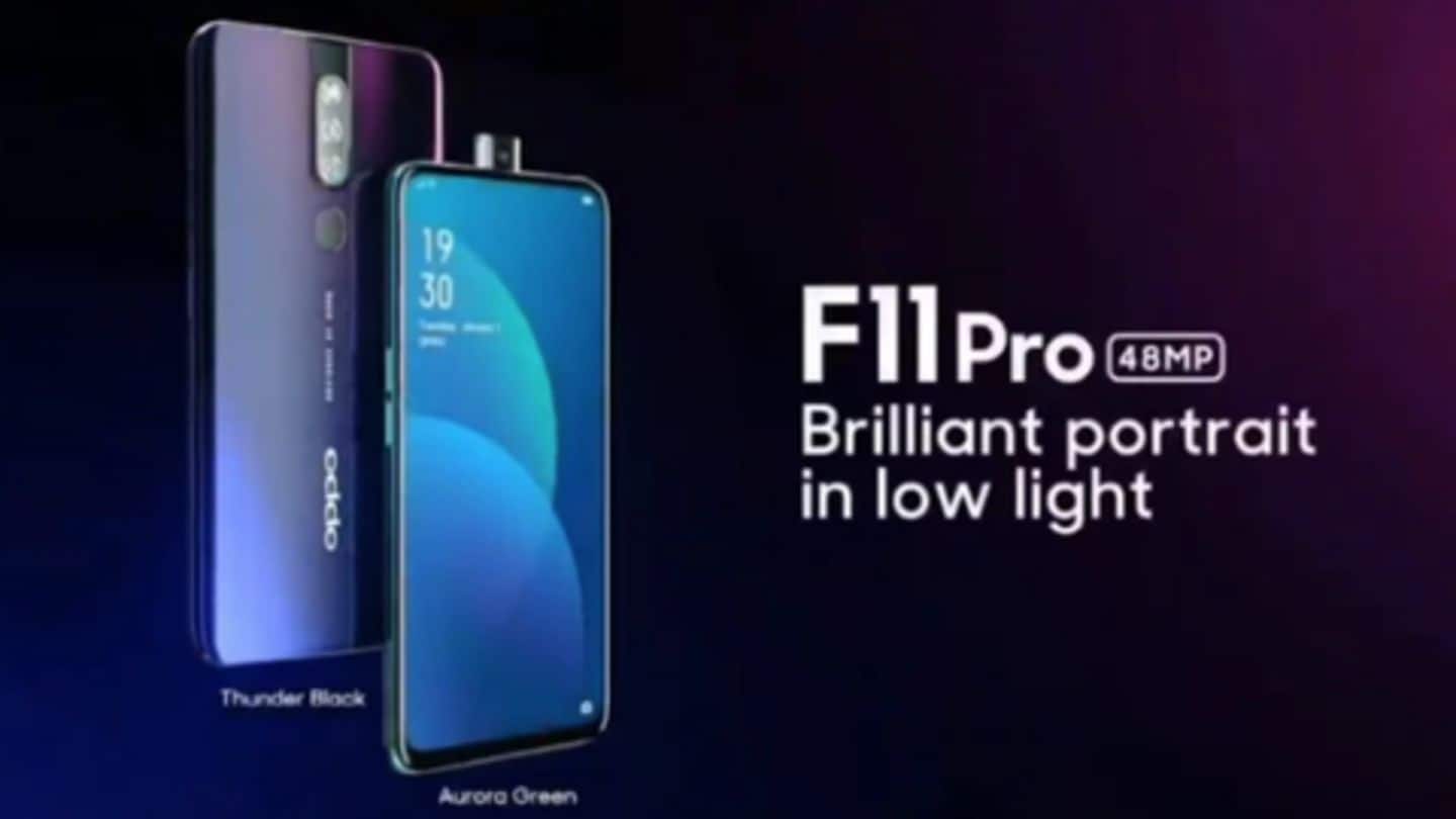 OPPO F11 Pro: Price starts at Rs. 22,990 OPPO F11 Pro: Price starts at Rs. 22,990