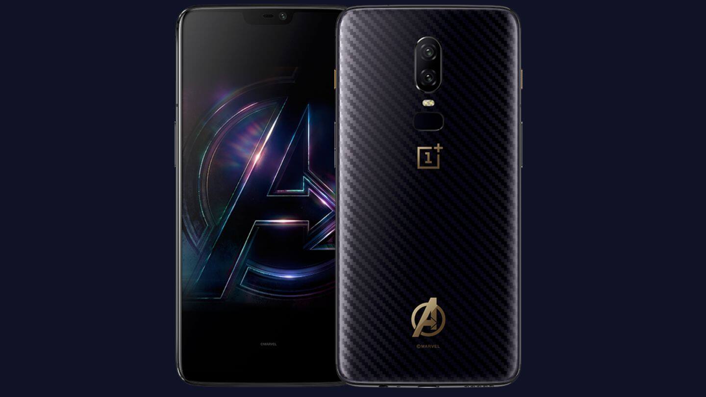 OnePlus 6 Marvel Avengers Limited Edition goes on sale today