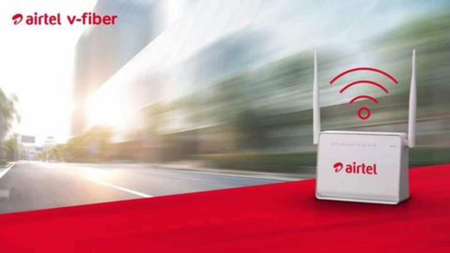 Airtel revises V-Fiber broadband plans to take on Jio's GigaFiber