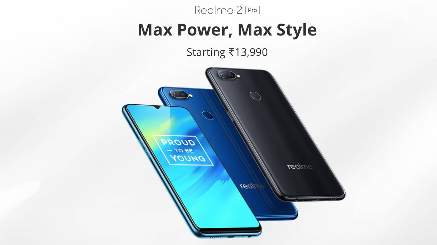 Realme 2 Pro launched in India for Rs. 13,900
