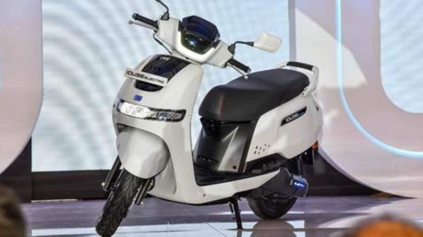 TVS launches iQube e-scooter in India at Rs. 1.15 lakh