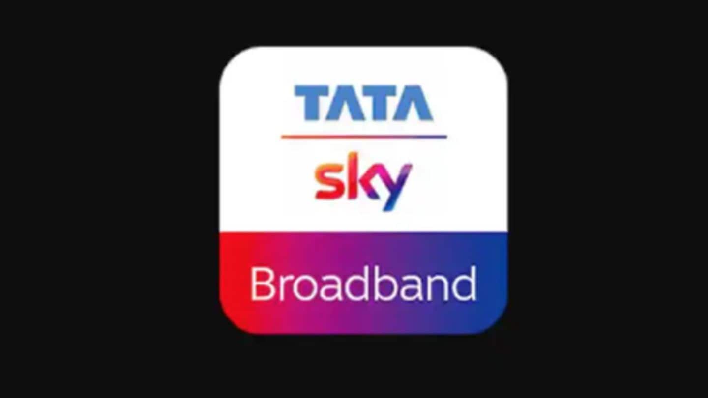 Tata Sky Broadband offering unlimited data plans at Rs. 590/month
