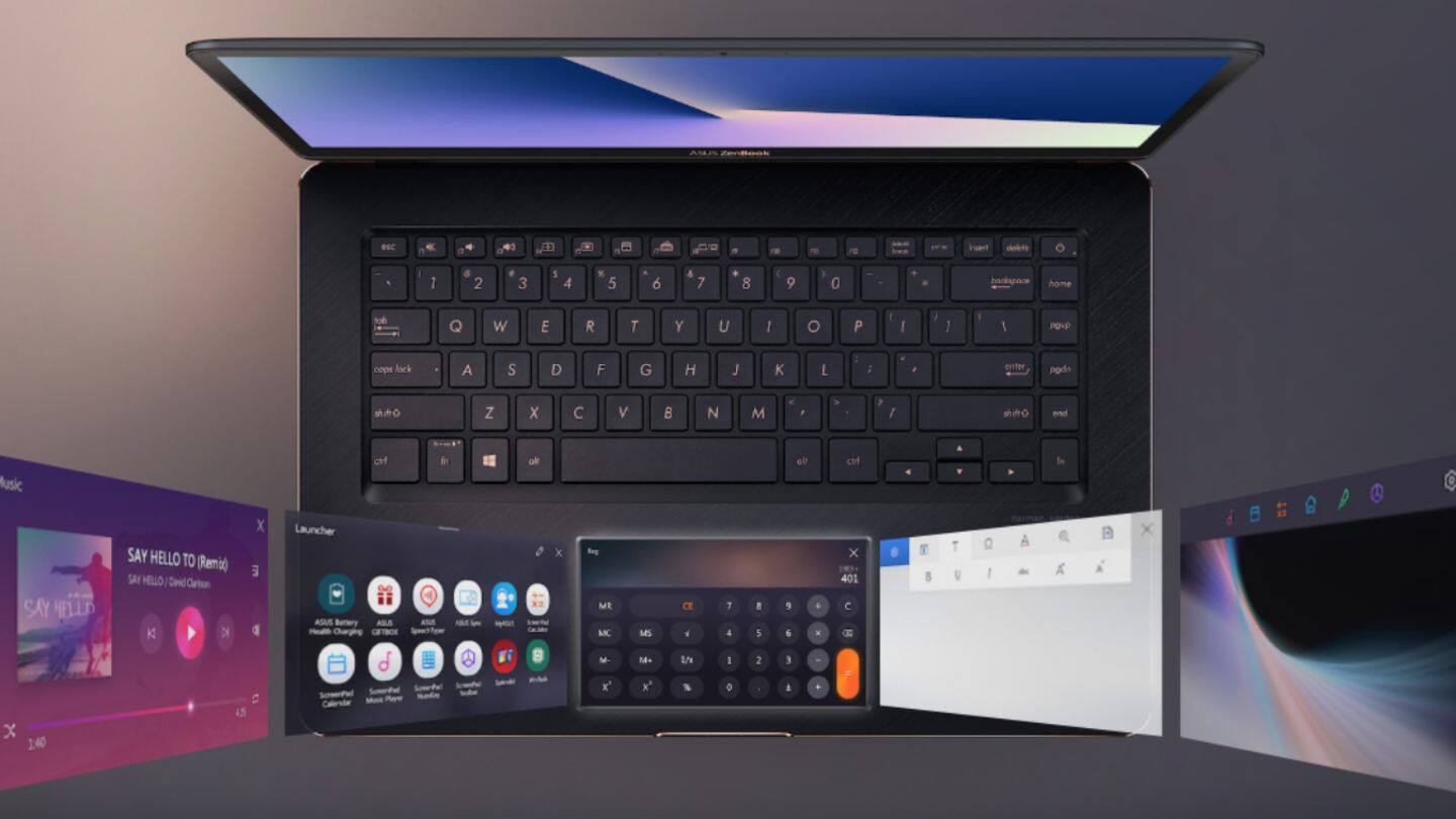 ASUS ZenBook Pro with ScreenPad ASUS ZenBook Pro with ScreenPad