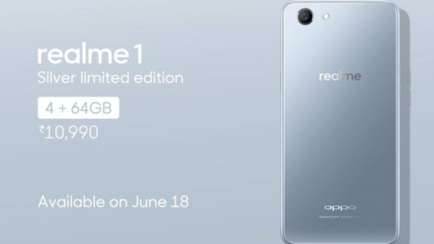 Limited edition OPPO's Realme 1 to launch on June 18
