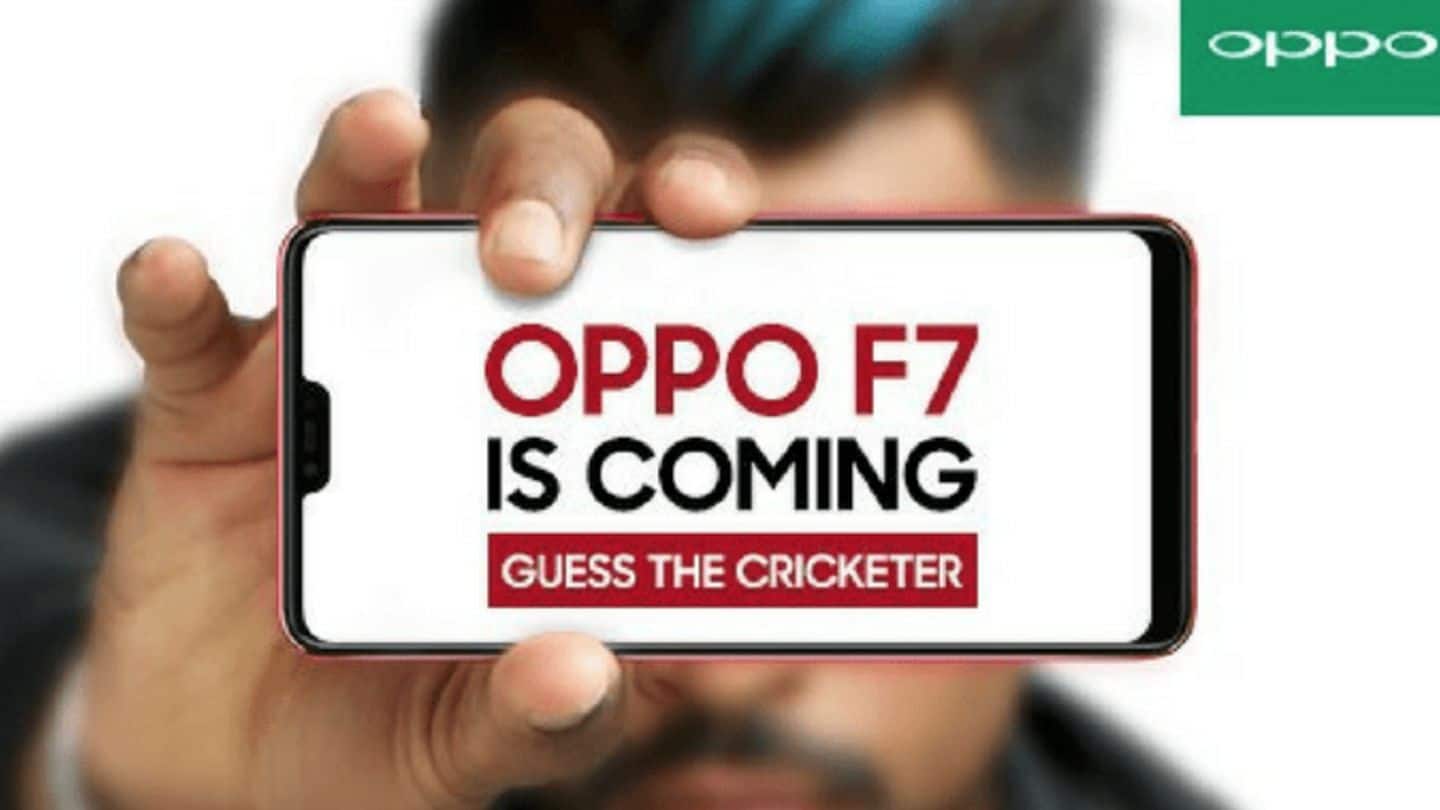 OPPO F7 with AI-powered camera, to launch on March 26