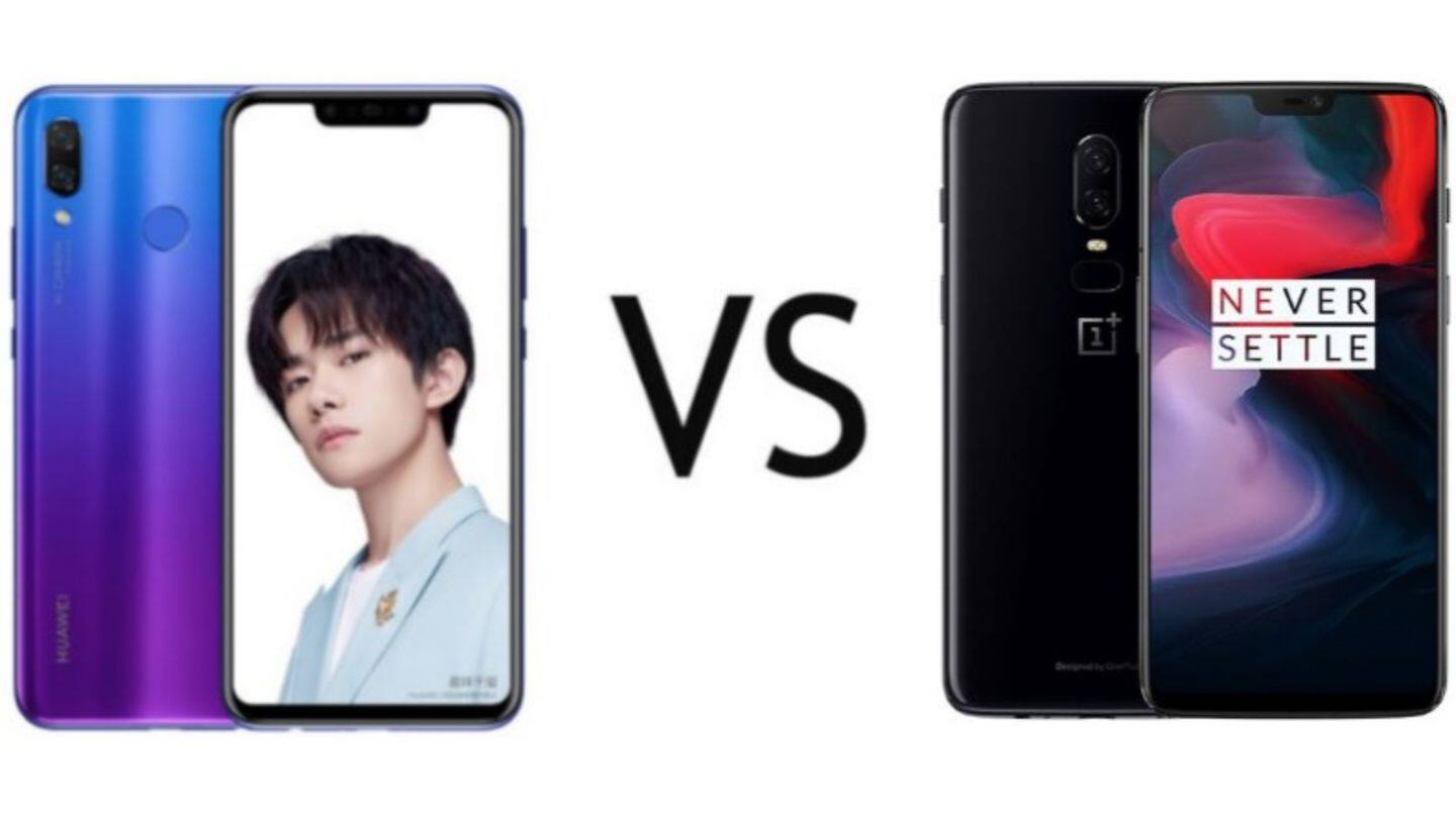 #SmartphonesFaceoff: OnePlus 6 v/s Huawei Nova 3