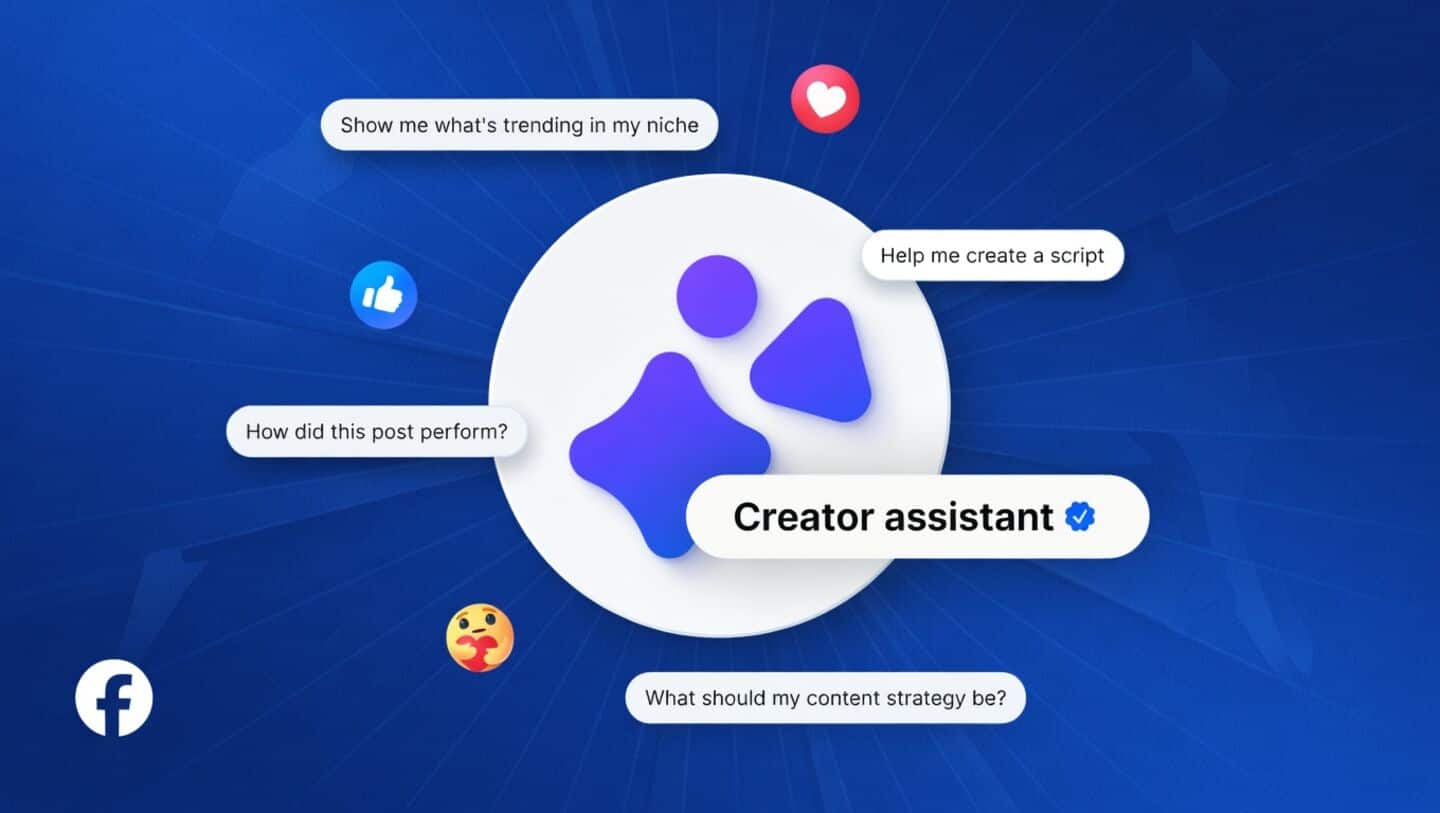 Meta launches AI assistant for Facebook creators