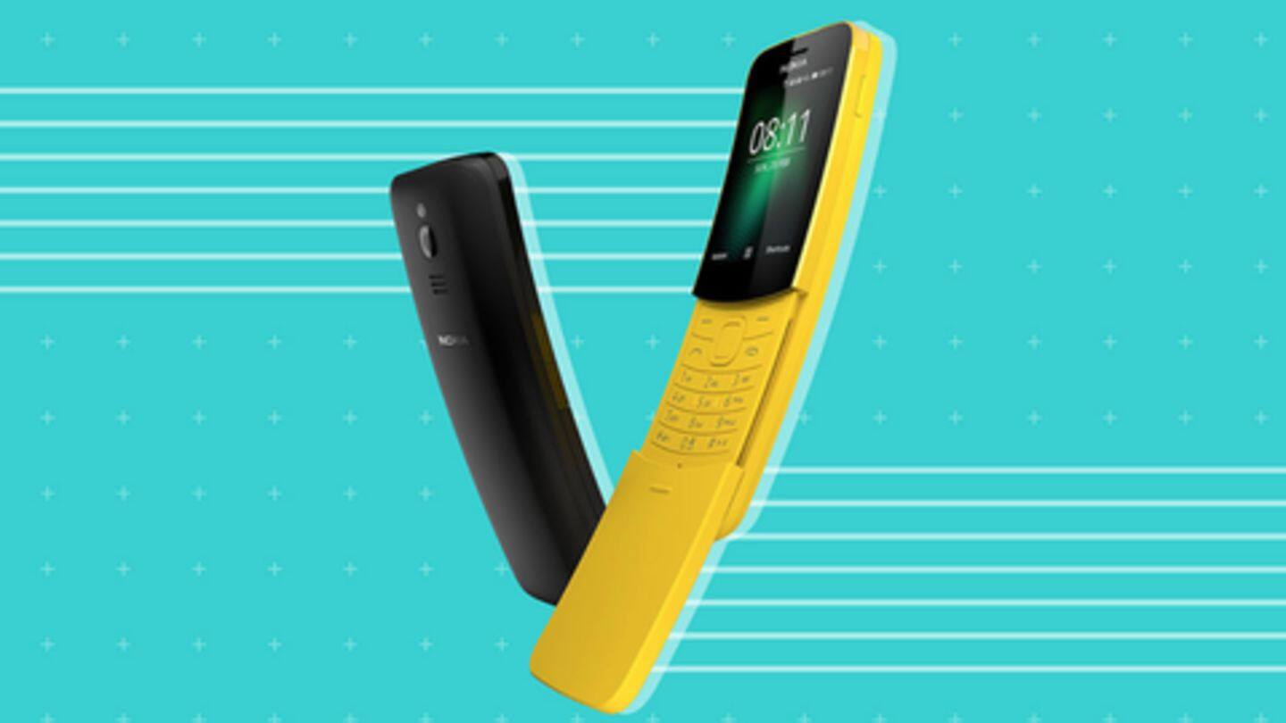 Iconic Nokia 8110 4G phone now available for Rs. 5,999