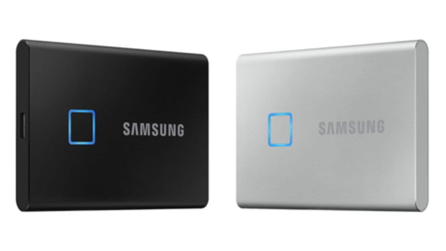 Samsung's latest portable hard drive comes with built-in fingerprint sensor