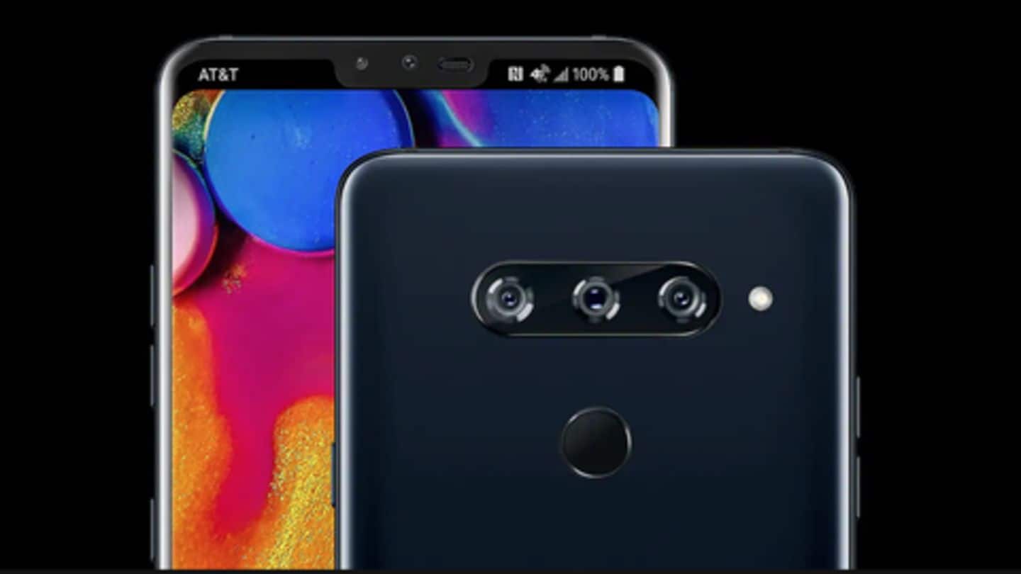LG V40 ThinQ offers a total of five cameras LG V40 ThinQ offers a total of five cameras