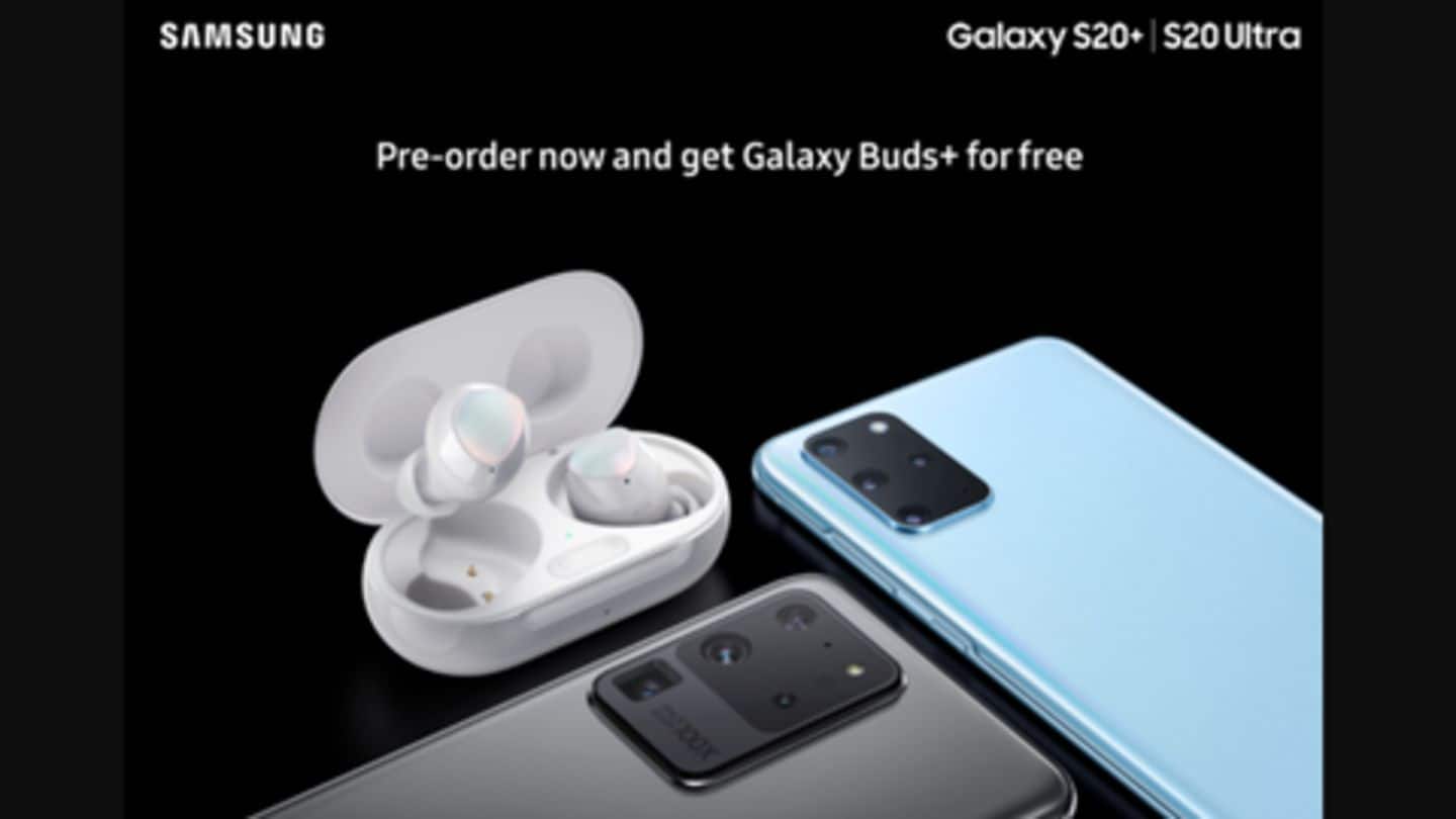 Samsung to offer free Galaxy Buds+ with S20+, S20-Ultra pre-orders