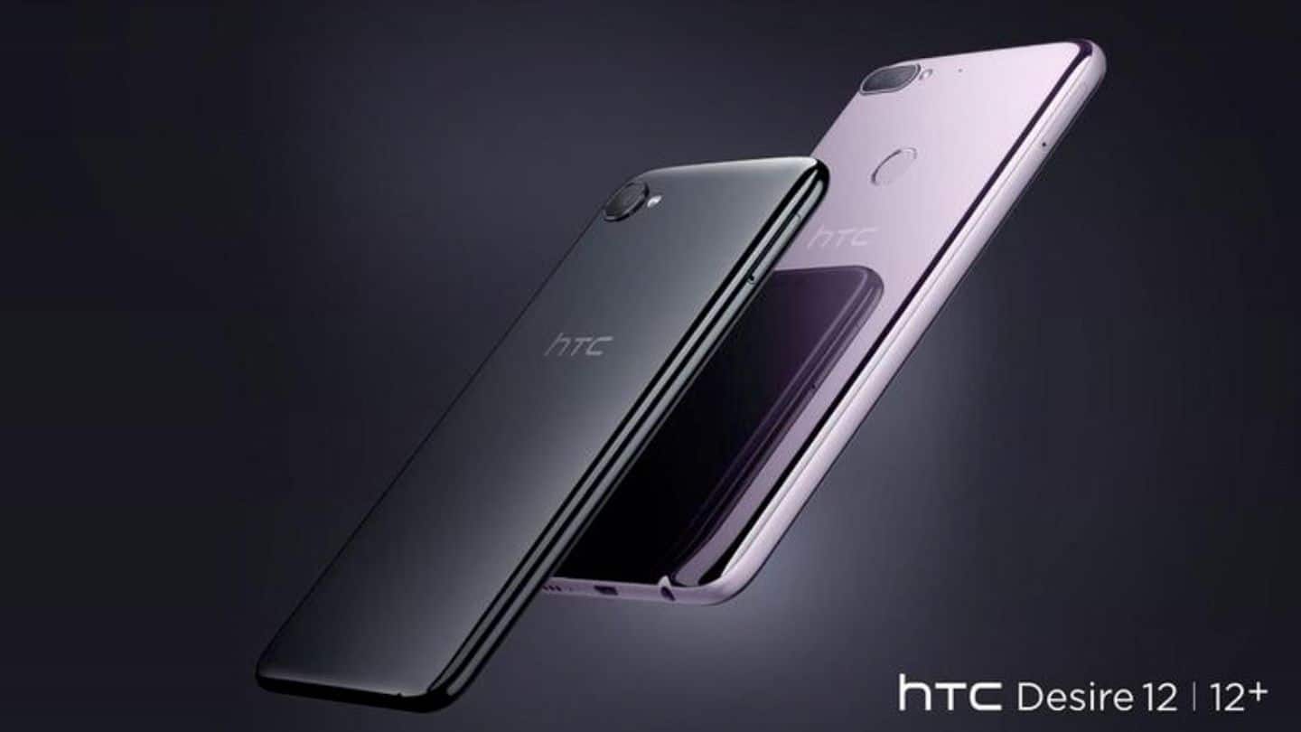 HTC Desire 12, Desire 12+ first sale in India today