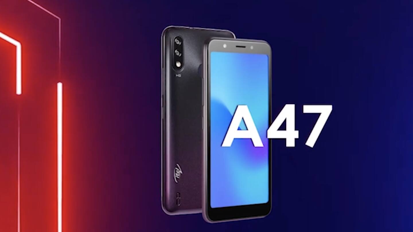 itel A47, with dual rear cameras, launched at Rs. 5,500