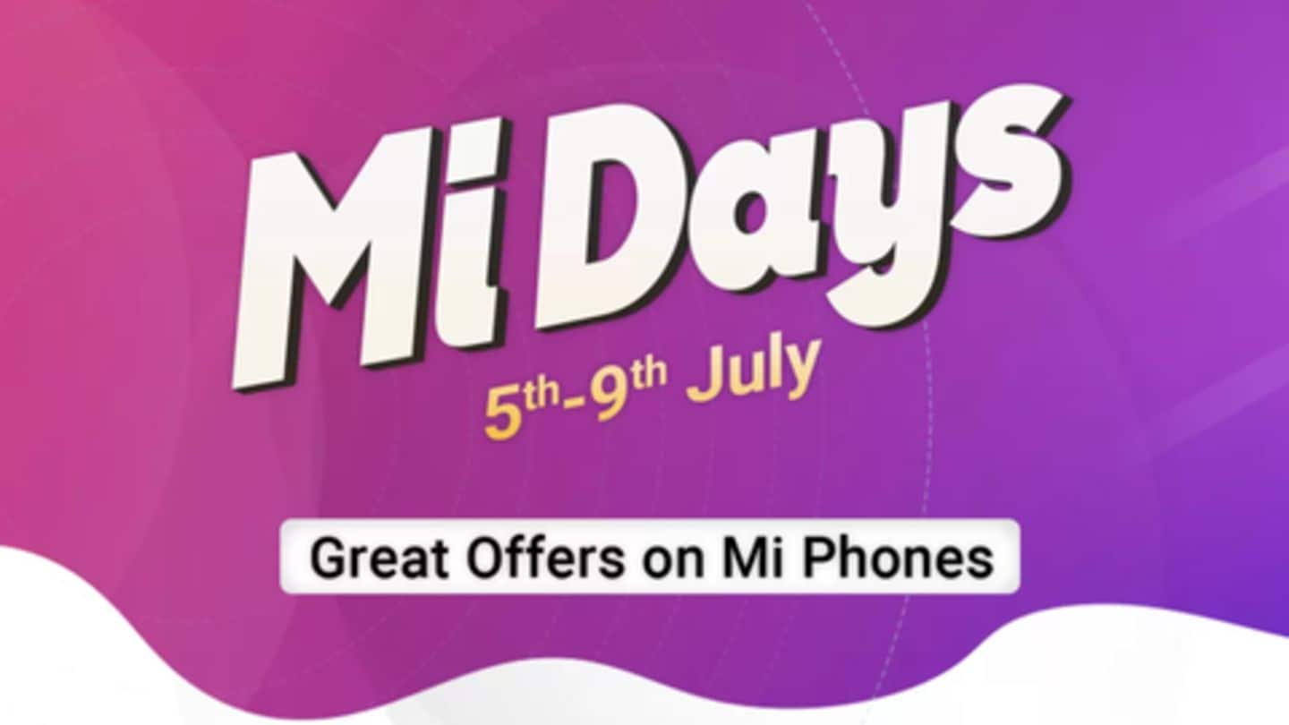 Flipkart Mi Days Sale: Best deals on popular Xiaomi smartphones