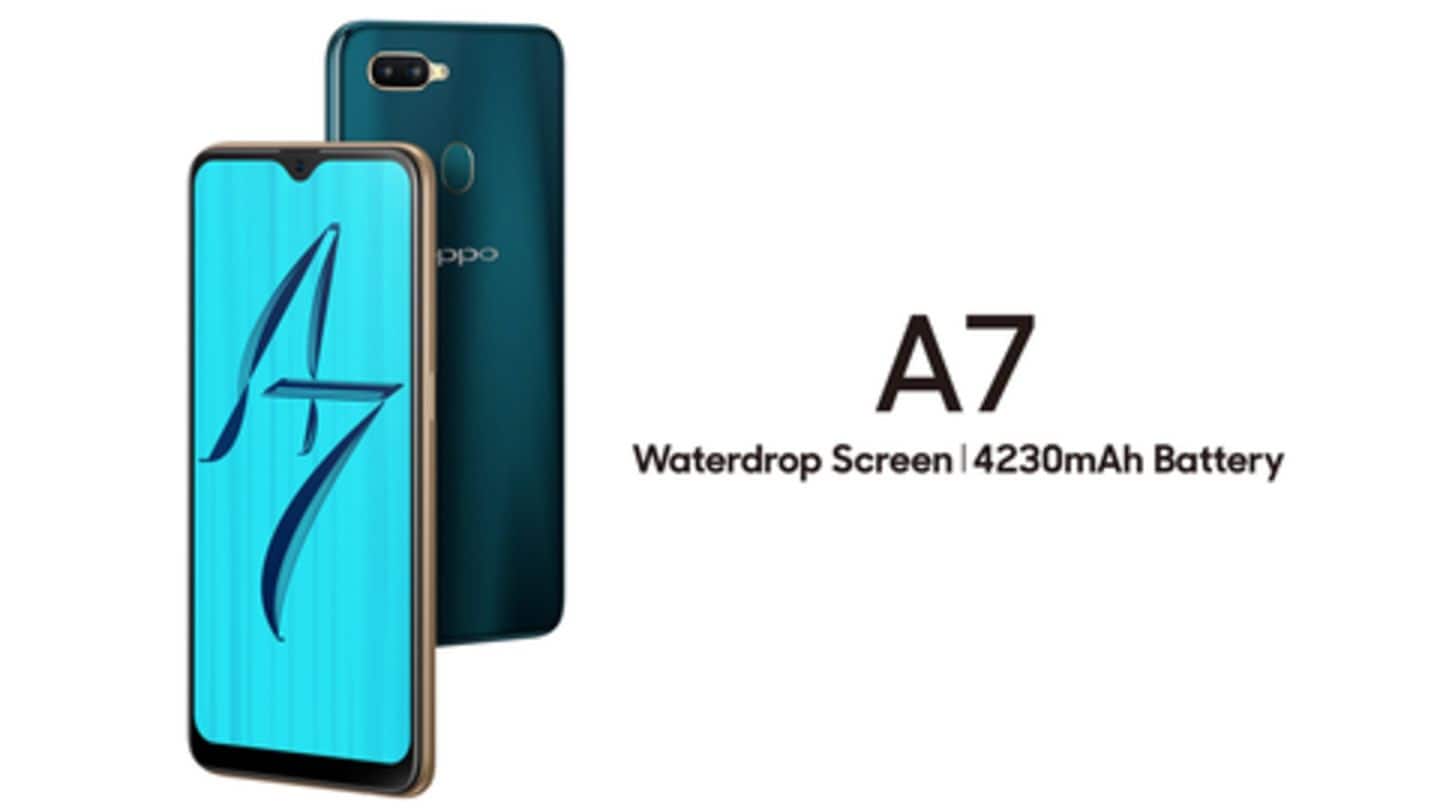 OPPO A7 gets officially listed: Specifications, price, launch offers confirmed