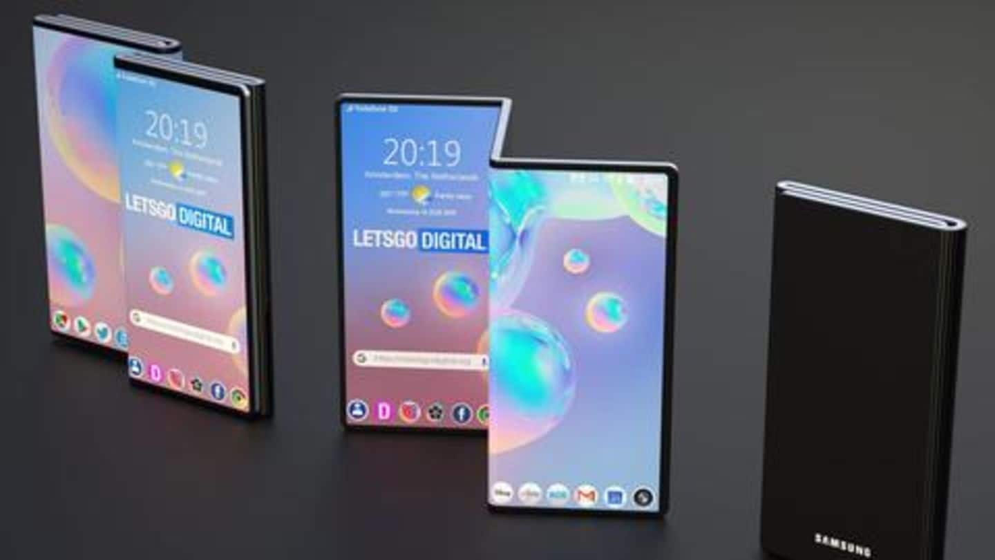 Samsung patents new foldable phone with Z-fold design