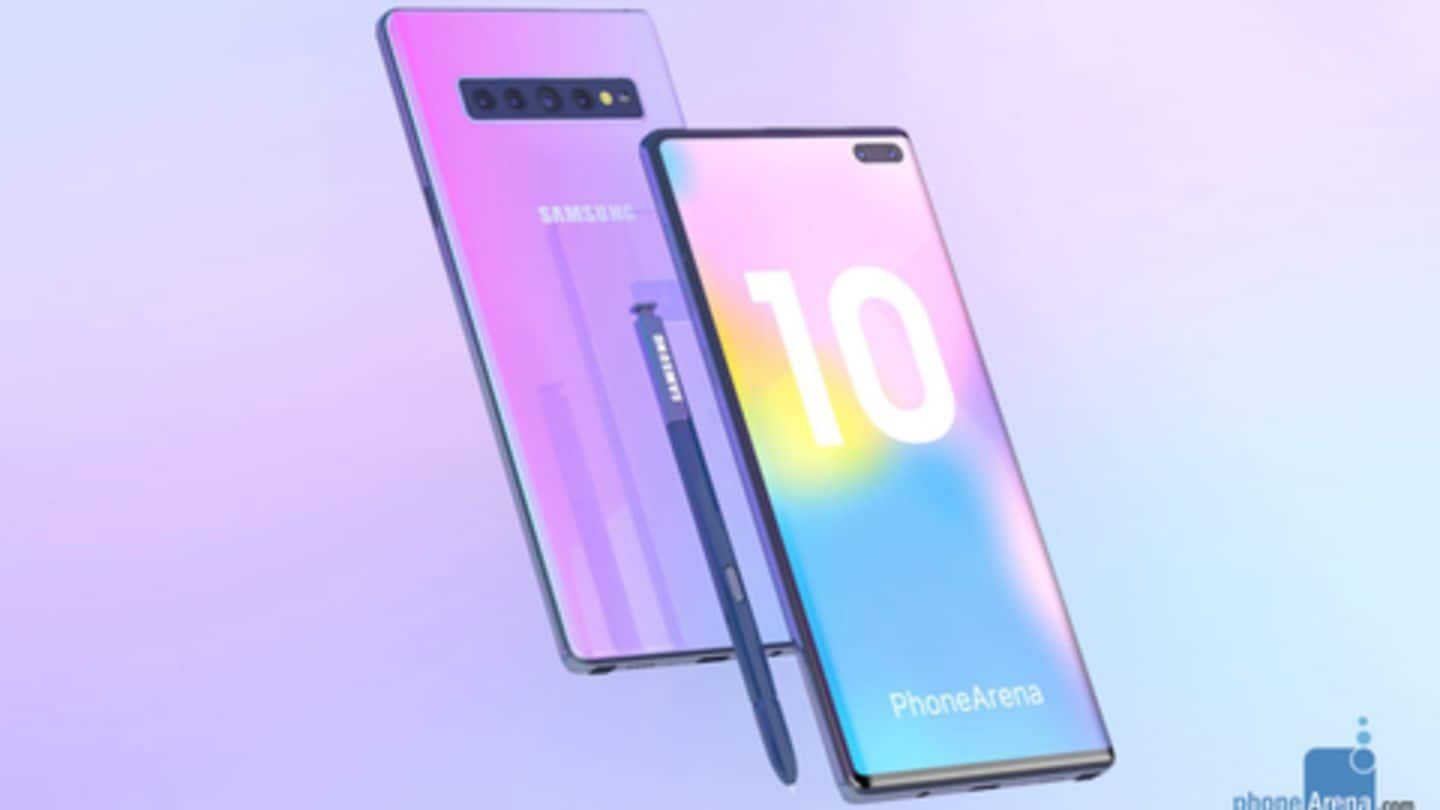 Samsung Galaxy Note 10 renders reveal S10 5G-like design