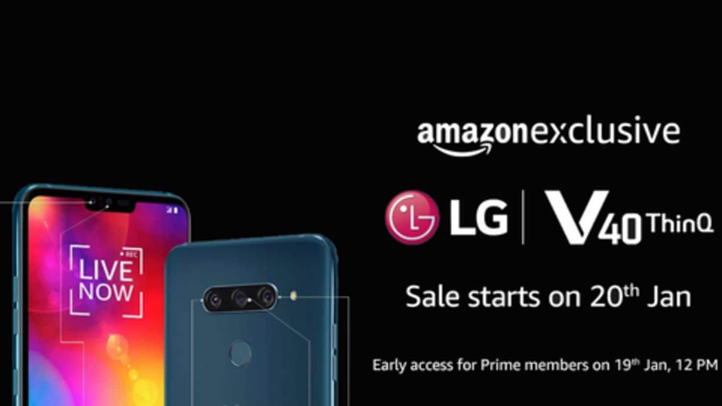 LG V40 ThinQ sporting 5 cameras to be Amazon-exclusive