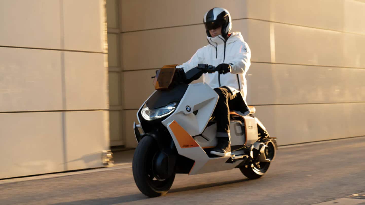 BMW Motorrad Definition CE 04 concept electric scooter revealed