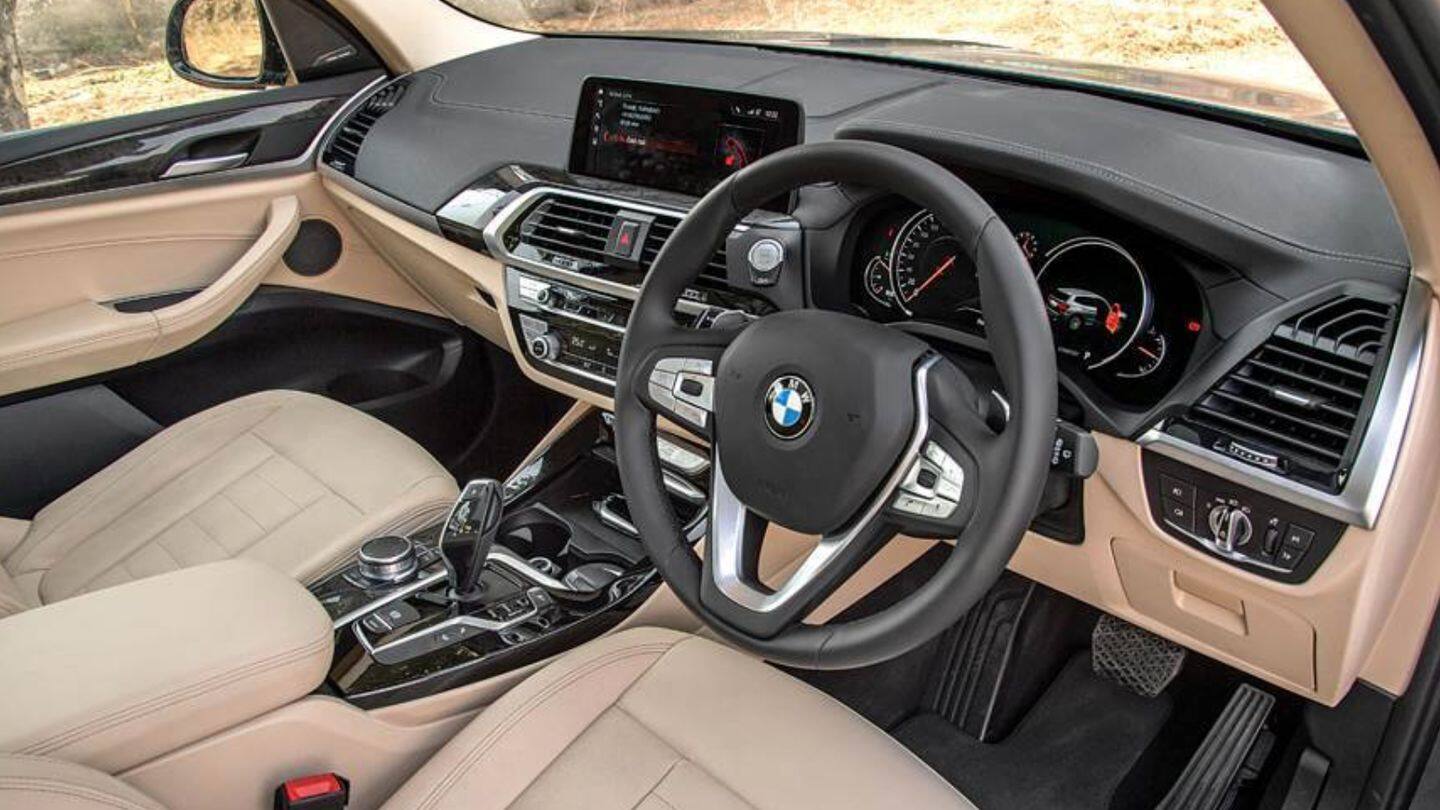 The cabin gets leather upholstery, 360-degree cameras, iDrive infotainment system The cabin gets leather upholstery, 360-degree cameras, iDrive infotainment system
