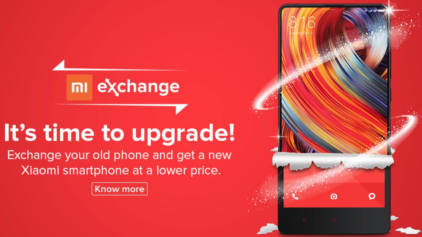 Now exchange your old phone with a new Xiaomi one