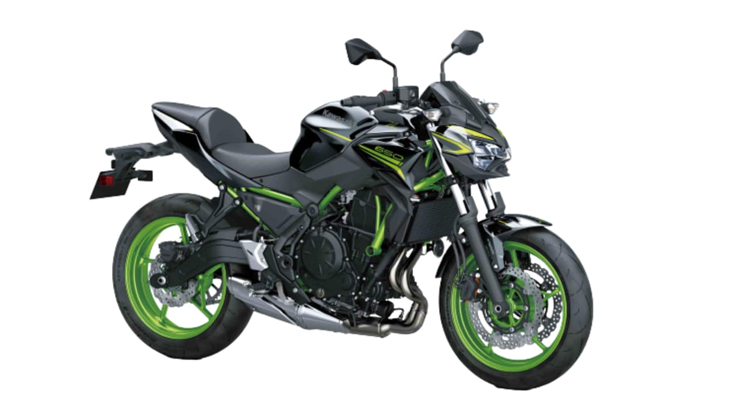 2021 Kawasaki Z650 launched in India at Rs. 6.04 lakh