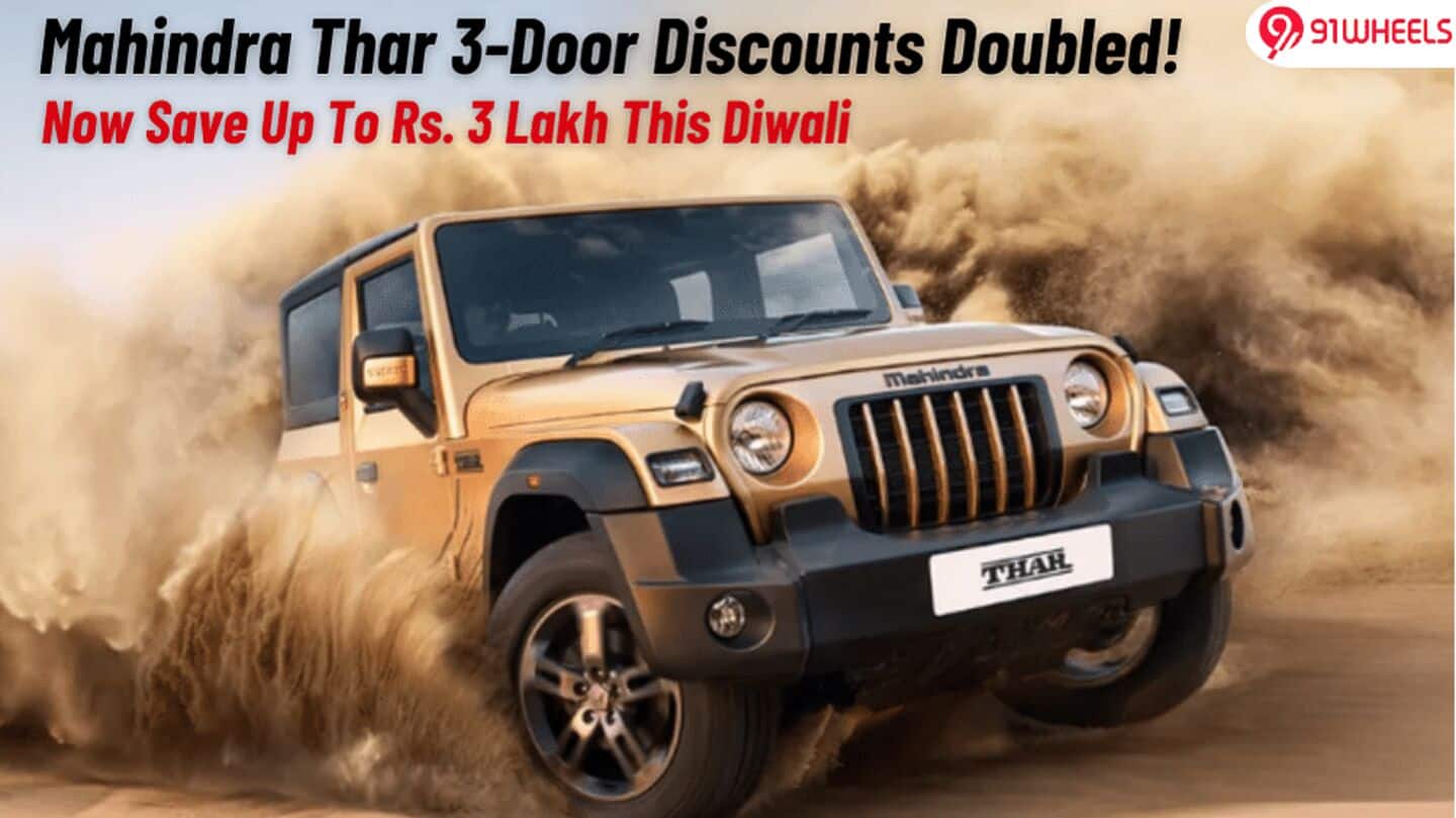 Mahindra Thar hits 3L sales mark in just 5 years