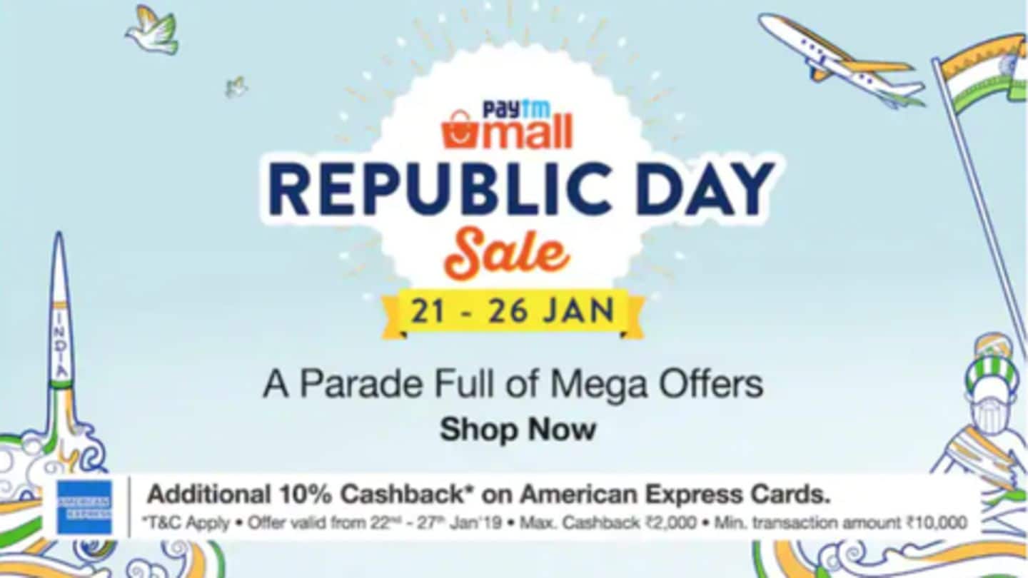 Paytm Mall Republic Day Sale: Top deals on best-selling smartphones