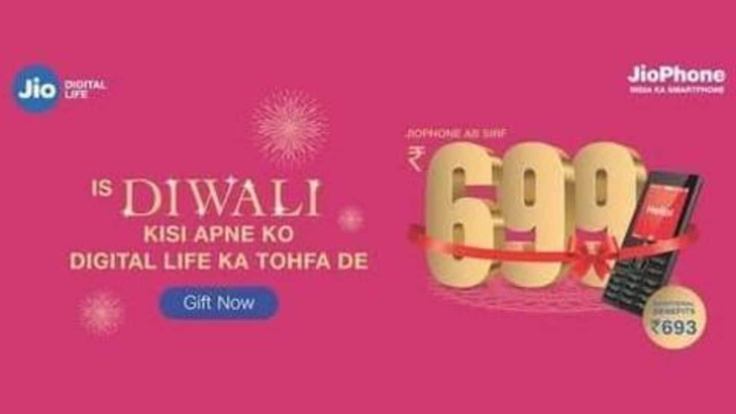 Reliance Jio extends Rs. 699 JioPhone Diwali offer till November