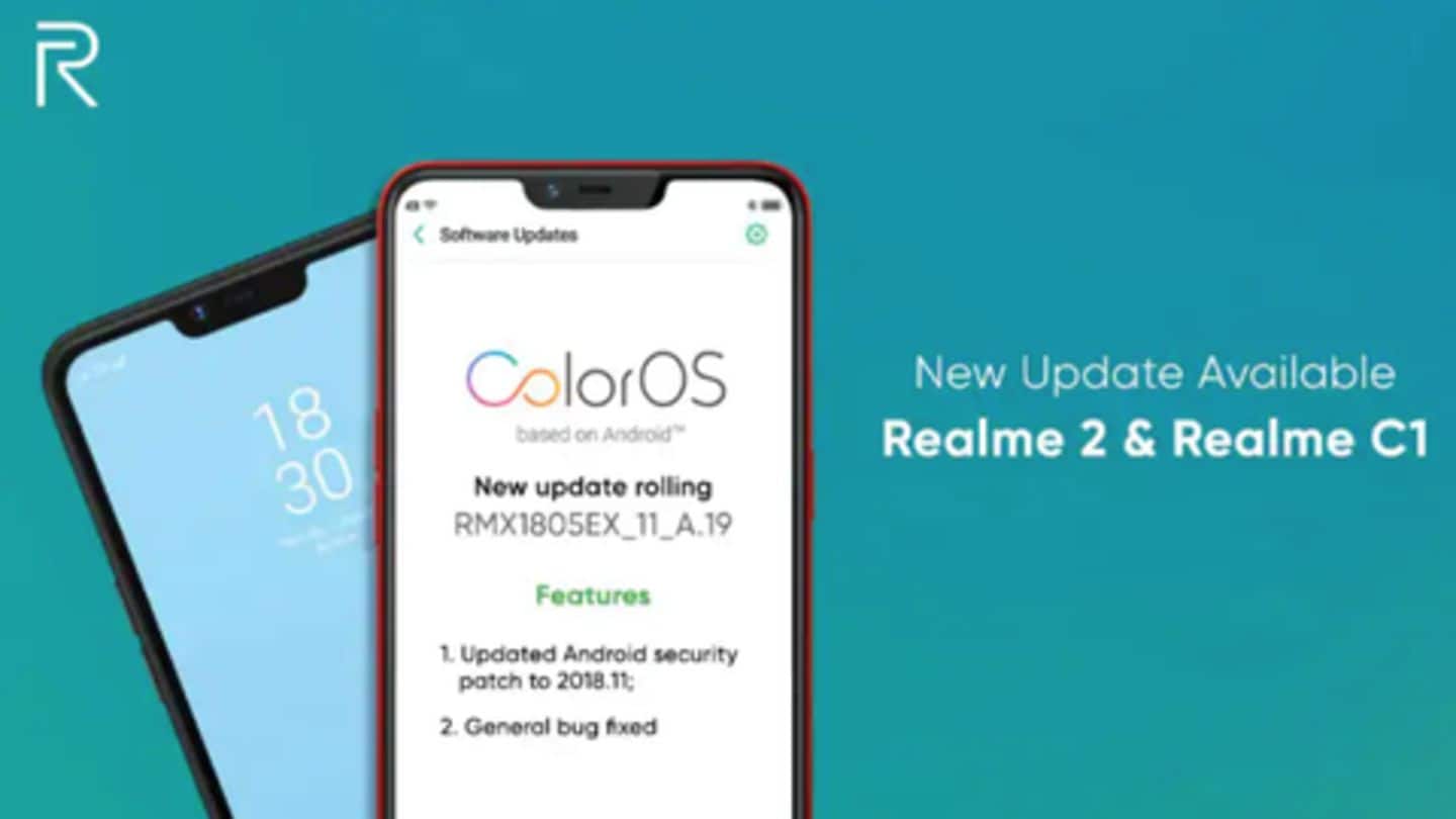 Realme 2, Realme C1 receive this important Android update