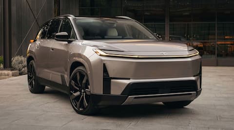 Toyota unveils its first three-row electric SUV