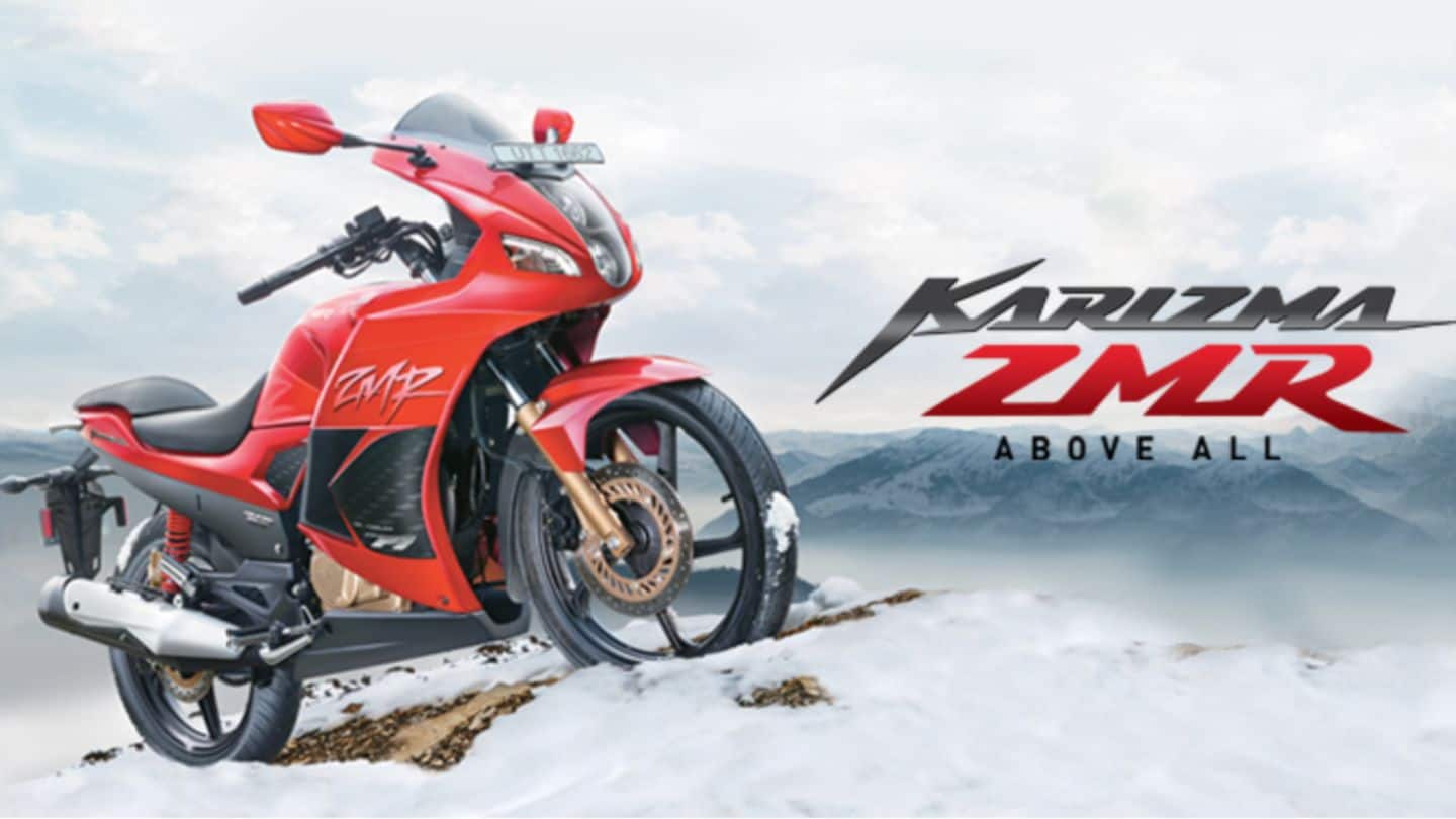 2018 Hero Karizma ZMR launched for Rs. 1.08 lakh