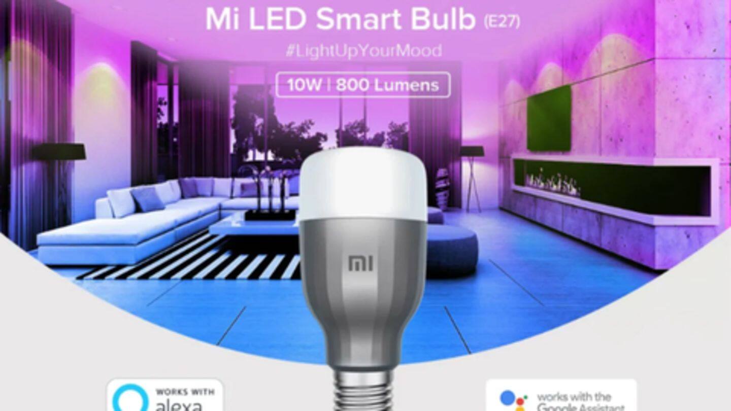 Xiaomi's Mi LED Smart Bulb now available for Rs. 1,299