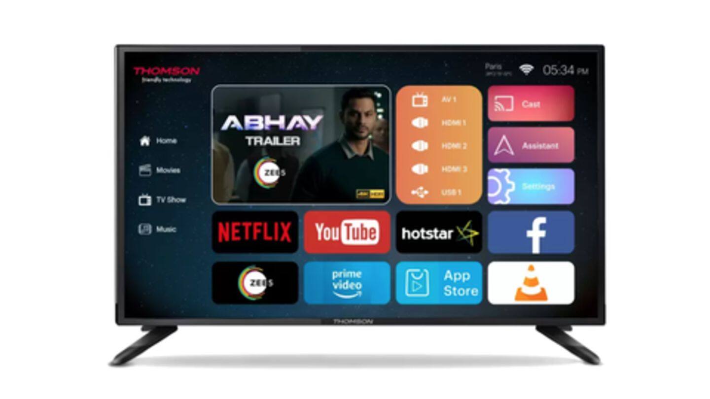 Thomson UD9 40-inch 4K TV: Priced at Rs. 19,999 Thomson UD9 40-inch 4K TV: Priced at Rs. 19,999
